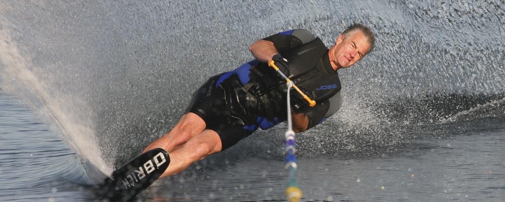 Tom Ellis of Tom Ellis Photography waterskiing