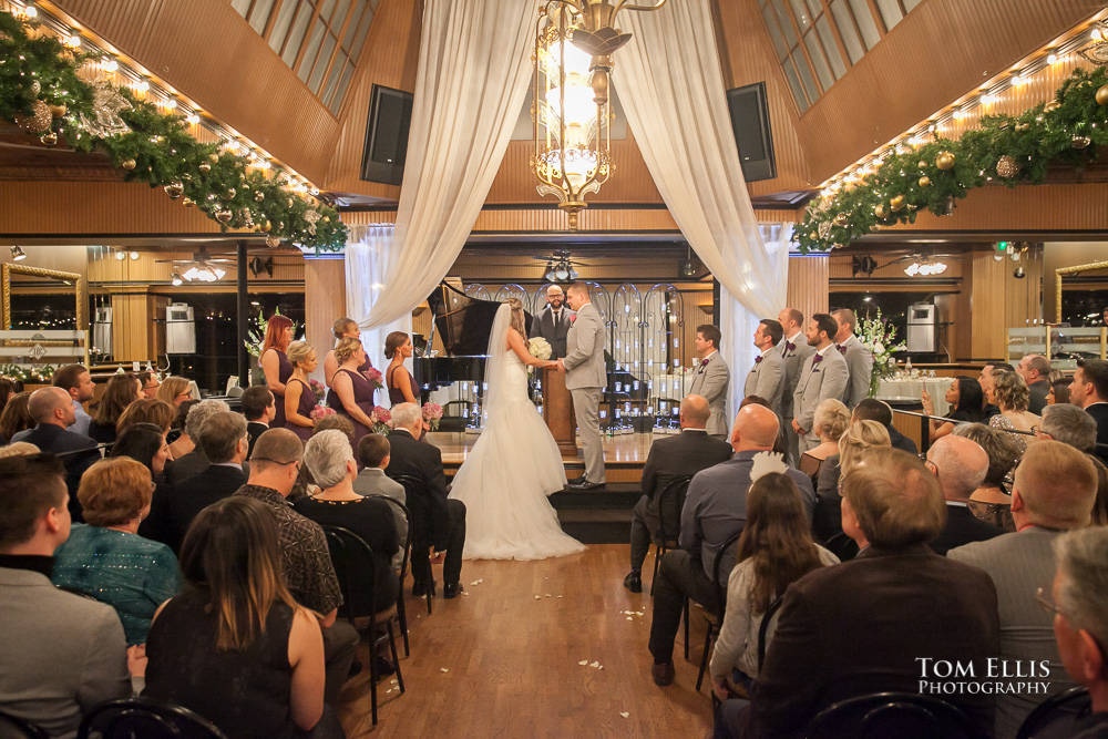 Amy and Joey get married on New Years Eve at the Lake Union Cafe