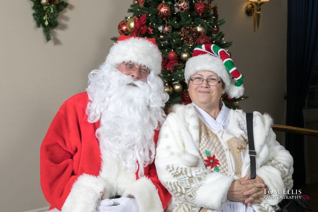 Santa poses with friends at the annual Special People's Holiday Cruise