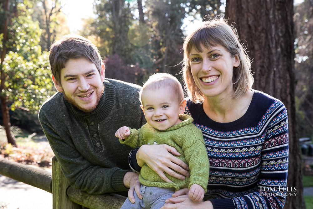 Jessie, Josh and baby Asher during our Seattle area family photo session. Tom Ellis Photography, Seattle wedding photographer