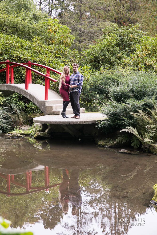 Kelly and David's engagement session at the Kubota Garden. Tom Ellis Photography, Seattle engagement photographer