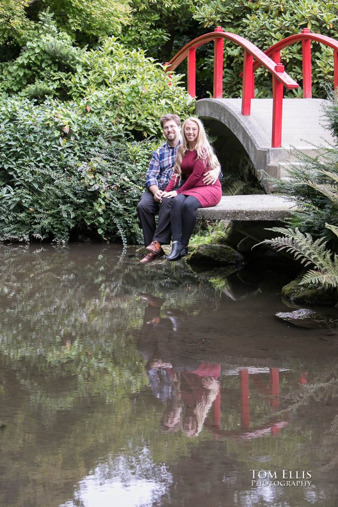 Kelly and David's engagement session at the Kubota Garden. Tom Ellis Photography, Seattle engagement photographer