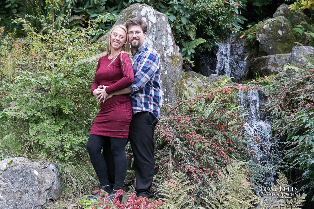 Kelly and David's engagement session at the Kubota Garden. Tom Ellis Photography, Seattle engagement photographer