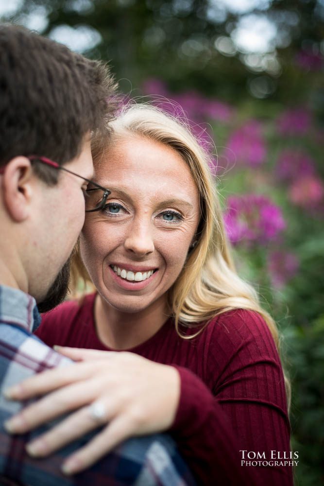 Kelly and David's engagement session at the Kubota Garden. Tom Ellis Photography, Seattle engagement photographer