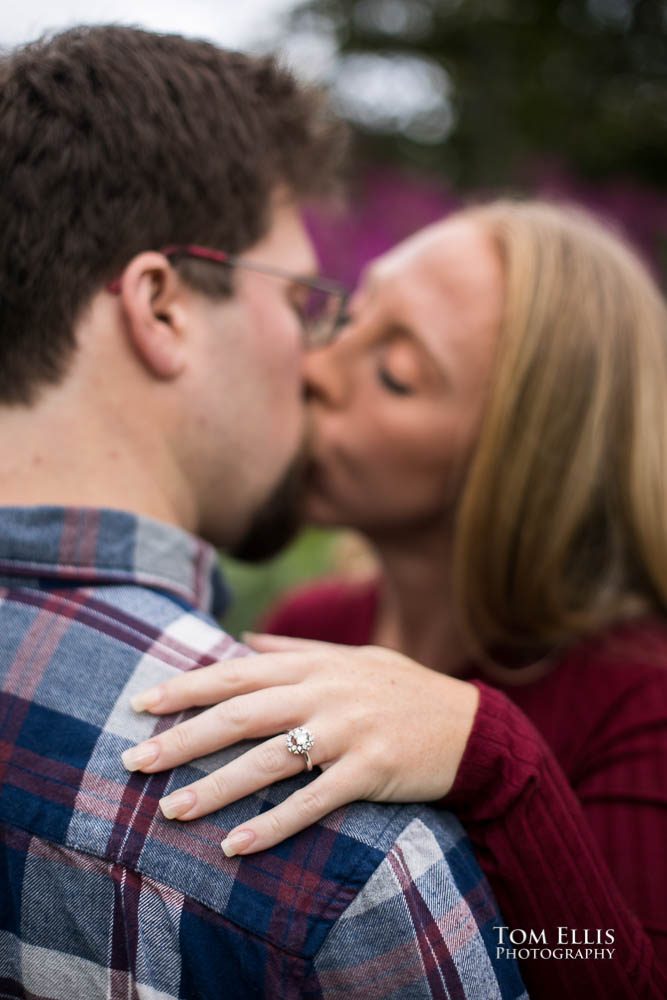 Kelly and David's engagement session at the Kubota Garden. Tom Ellis Photography, Seattle engagement photographer