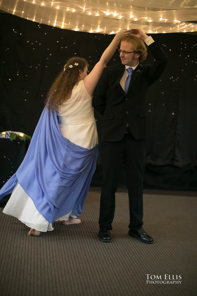 First dance. Fantastic fantasy and science fiction HTTYD wedding - Tom Ellis Photography, Seattle wedding photographer