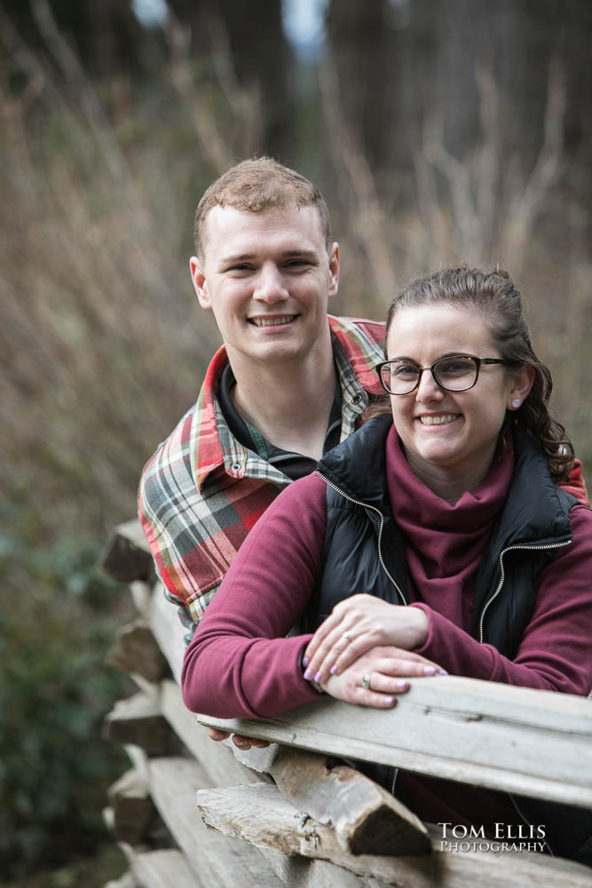 Snoqualmie Falls surprise proposal and engagement session