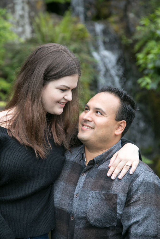 Frank and Whitney's surprise Seattle proposal and engagement session at Kubota Garden. Tom Ellis Photography, top-rated engagement photographer