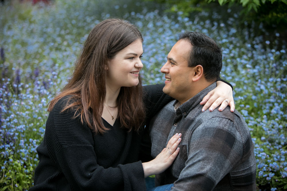 Frank and Whitney's surprise Seattle proposal and engagement session at Kubota Garden. Tom Ellis Photography, top-rated engagement photographer