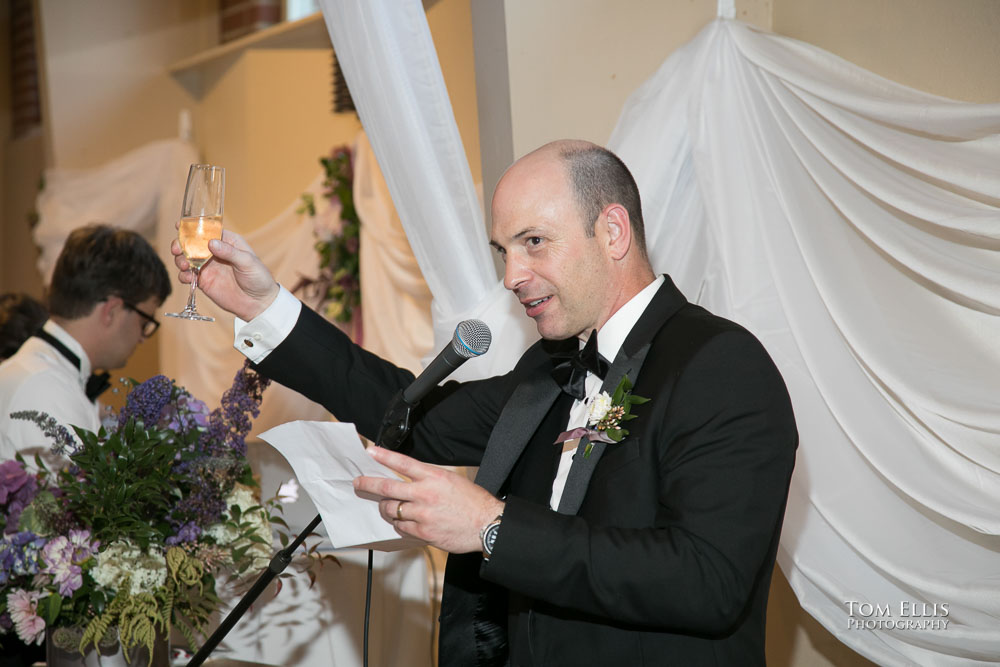 Seattle area wedding during COVID. Reception photos. Tom Ellis Photography, Seattle wedding photographer