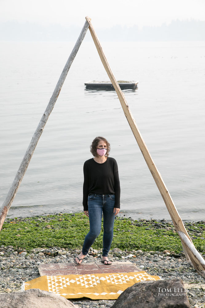 Smoky Seattle area wedding rehearsal on Vashon Island.  Tom Ellis Photography