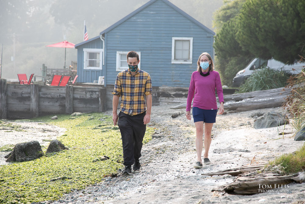 Smoky Seattle area wedding rehearsal on Vashon Island.  Tom Ellis Photography