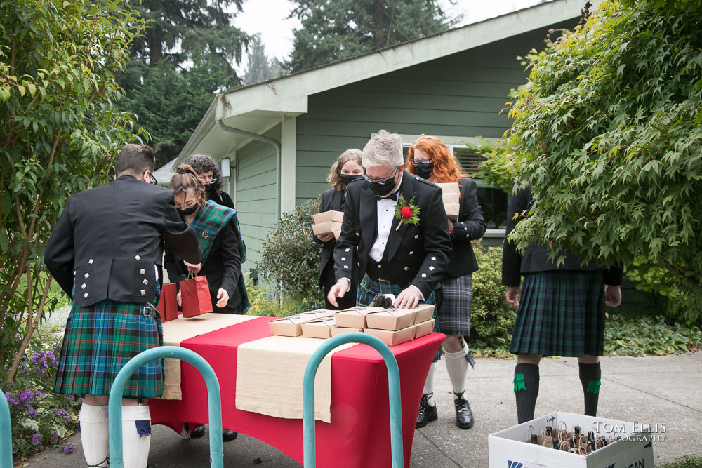 The food table. Sensational Seattle same-sex LGBTQ wedding. Tom Ellis Photography, Seattle Wedding Photographer