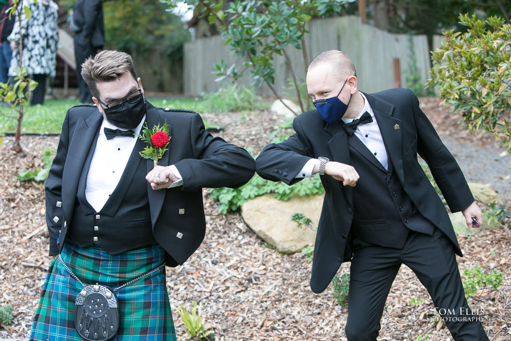 The reception picnic. Sensational Seattle same-sex LGBTQ wedding. Tom Ellis Photography, Seattle Wedding Photographer