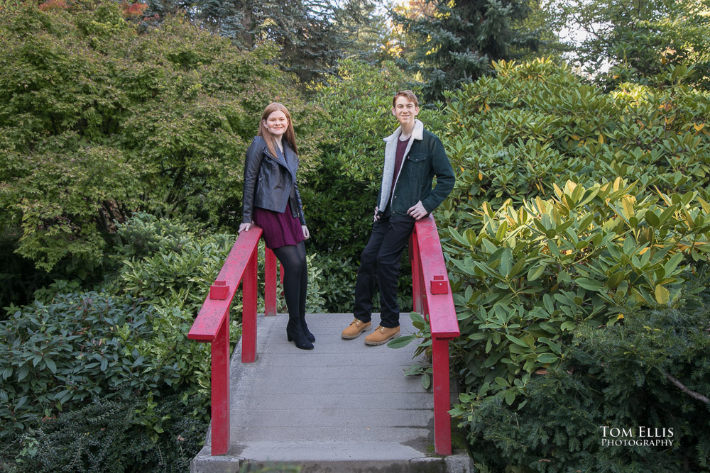 Seattle high school senior photography session at the Kubota Garden. Tom Ellis Photography, Seattle senior photographer