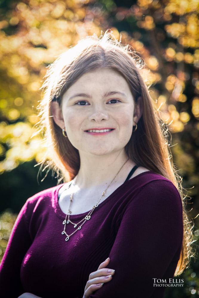 Seattle high school senior photography session at the Kubota Garden. Tom Ellis Photography, Seattle senior photographer