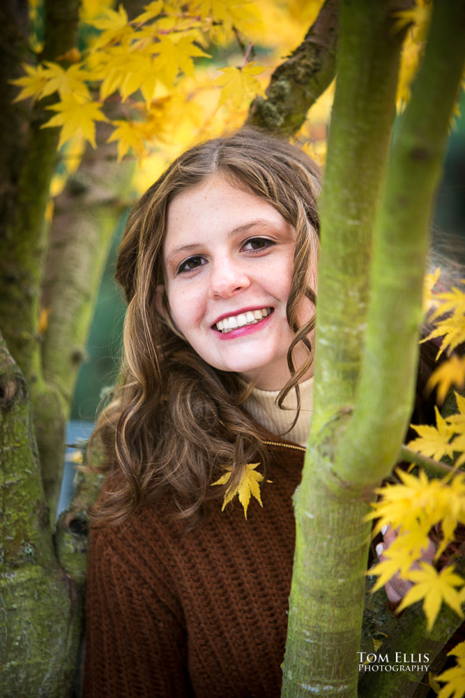 High school senior photo session with Rachel at Kerry Park and the Seattle Center. Tom Ellis Photography, Seattle senior photographer