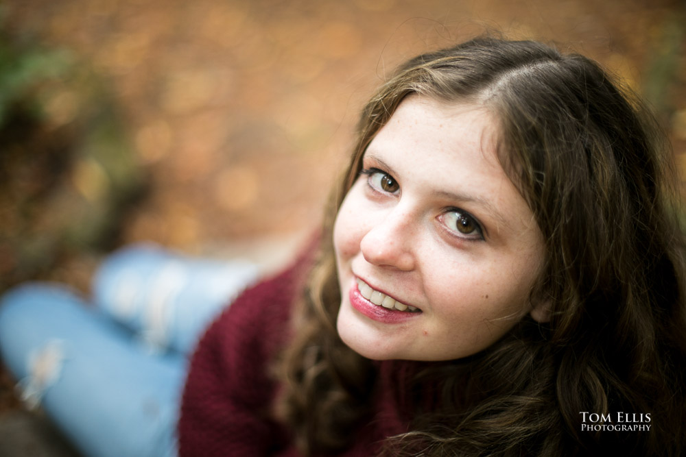 High school senior photo session with Rachel at Kerry Park and the Seattle Center. Tom Ellis Photography, Seattle senior photographer