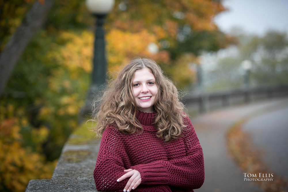 High school senior photo session with Rachel at Kerry Park and the Seattle Center. Tom Ellis Photography, Seattle senior photographer