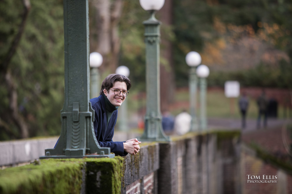 Seattle senior photography session at the Washington Arboretum - Tom Ellis Photography