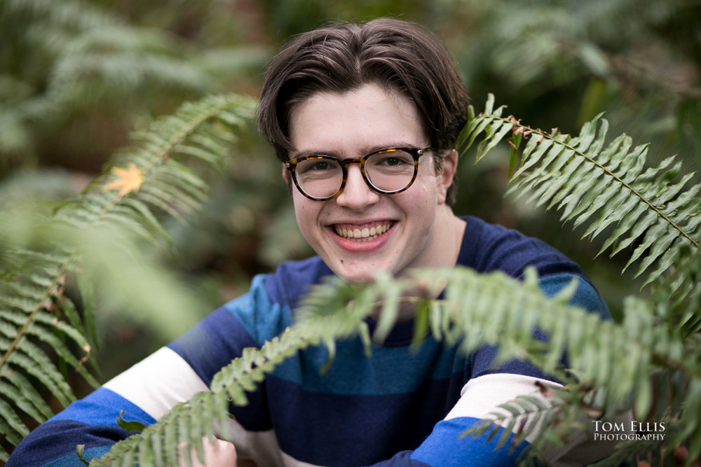 Seattle senior photography session at the Washington Arboretum - Tom Ellis Photography