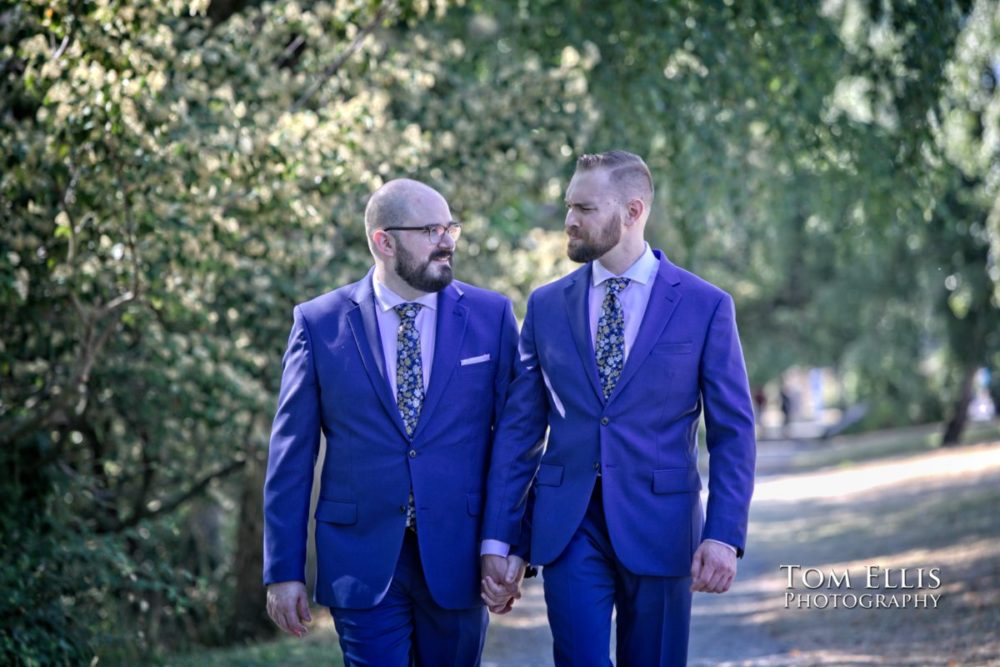 Sneak Peek Seattle same sex LGBTQ wedding. Tom Ellis Photography