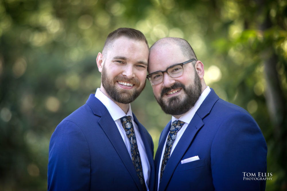 Seattle same-sex, gay, LGBTQ wedding at the Fremont Foundry. Tom Ellis Photography, Seattle same-sex wedding photography