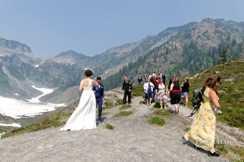 Destination adventure wedding at Mt Baker in Washington. Tom Ellis Photography, Seattle adventure photographer