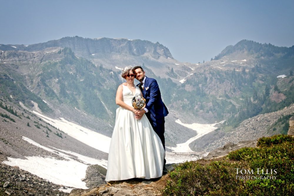 Destination adventure wedding at Mt Baker in Washington. Tom Ellis Photography, Seattle adventure photographer