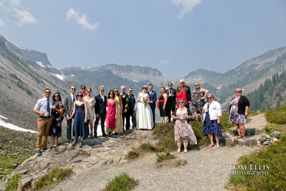 Destination adventure wedding at Mt Baker in Washington. Tom Ellis Photography, Seattle adventure photographer