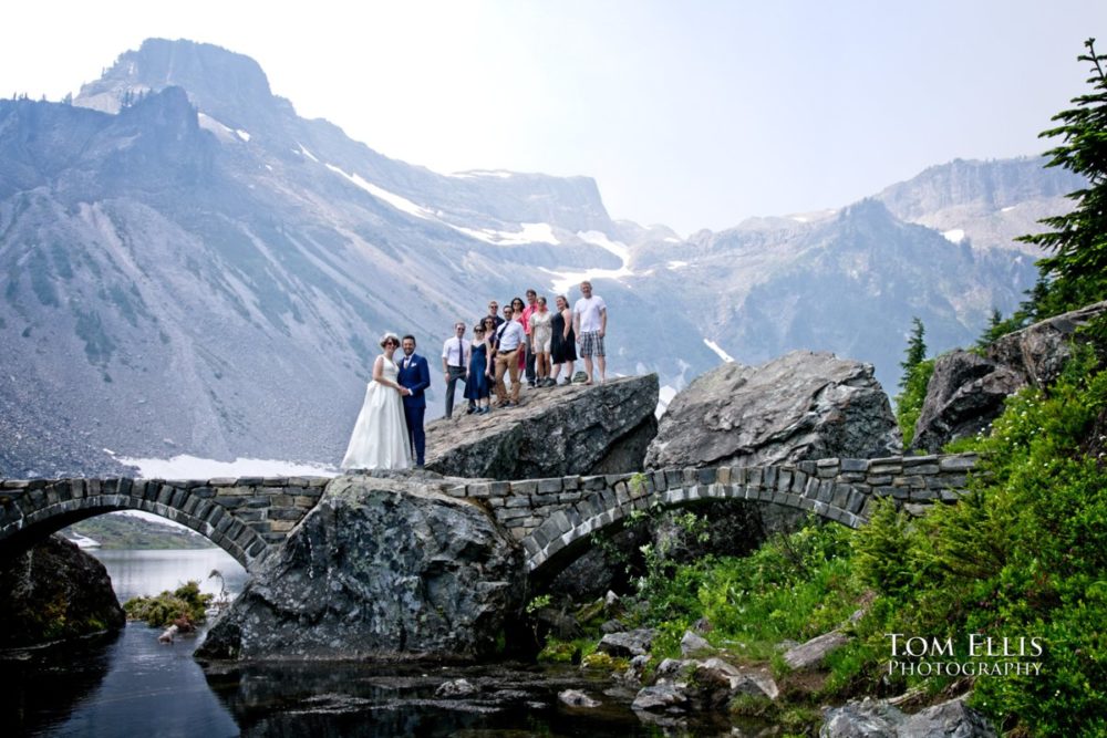 Destination adventure wedding at Mt Baker in Washington. Tom Ellis Photography, Seattle adventure photographer