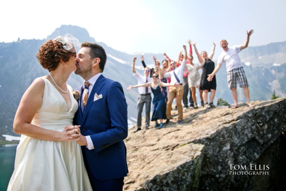 Destination adventure wedding at Mt Baker in Washington. Tom Ellis Photography, Seattle adventure photographer