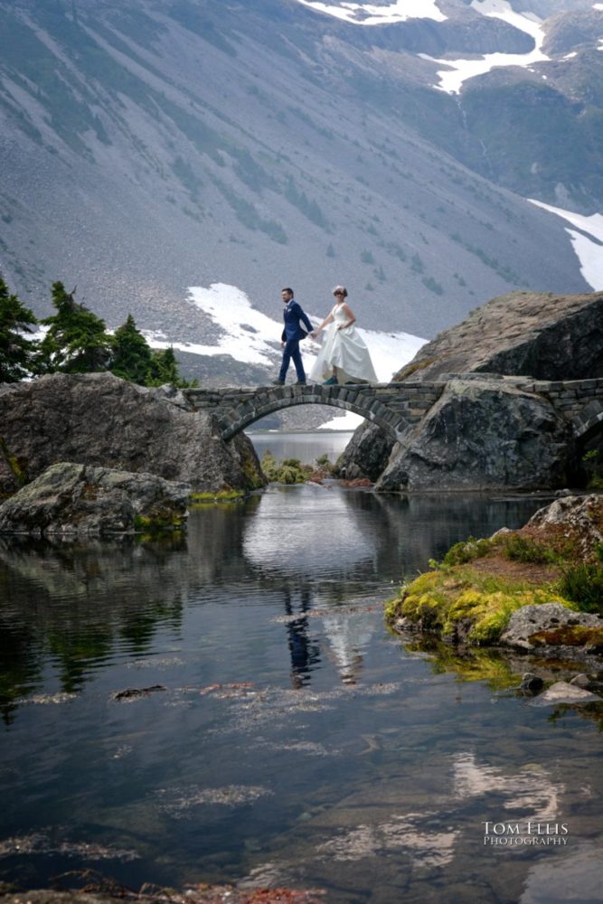 Destination adventure wedding at Mt Baker in Washington. Tom Ellis Photography, Seattle adventure photographer