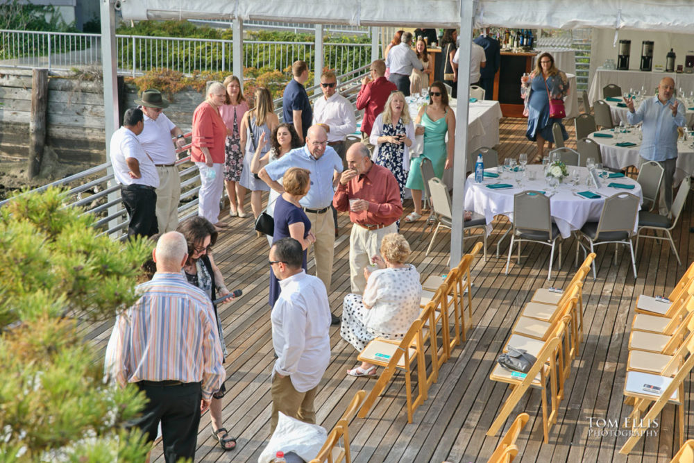 Seattle wedding at Ray's Boathouse. Tom Ellis Photography, Seattle wedding photographer