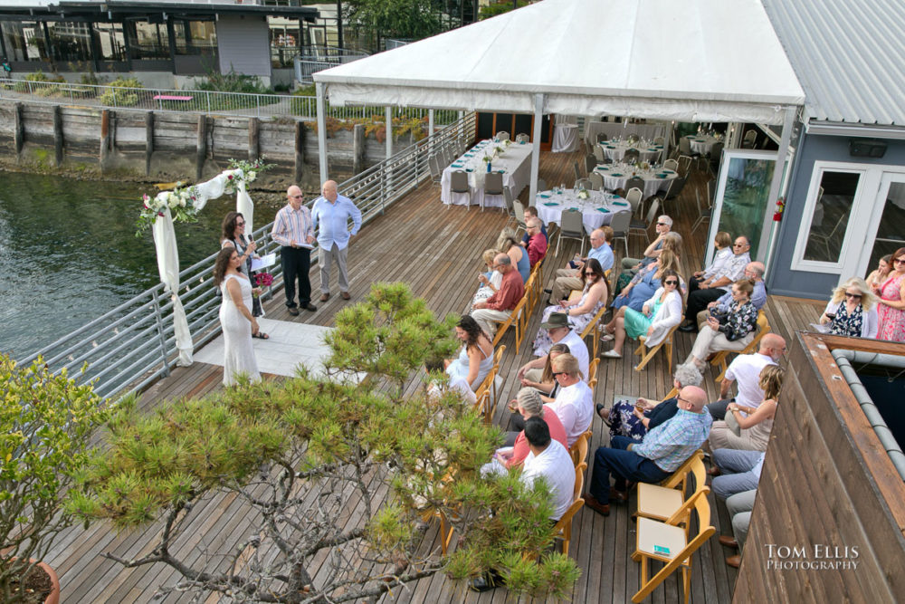 Seattle wedding at Ray's Boathouse. Tom Ellis Photography, Seattle wedding photographer