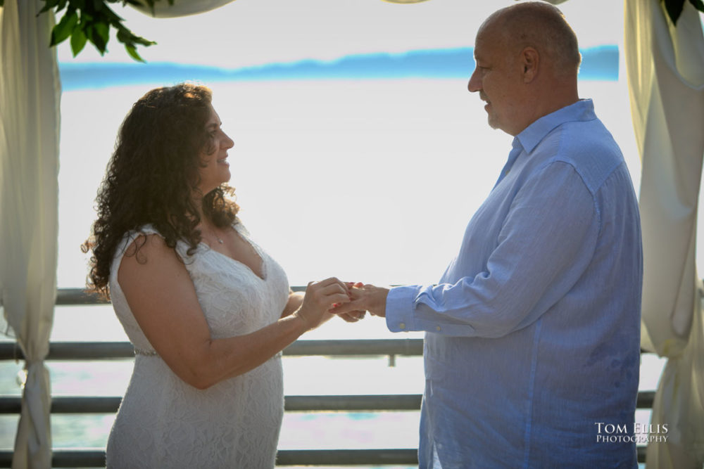 Seattle wedding at Ray's Boathouse. Tom Ellis Photography, Seattle wedding photographer