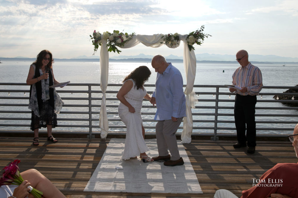 Seattle wedding at Ray's Boathouse. Tom Ellis Photography, Seattle wedding photographer