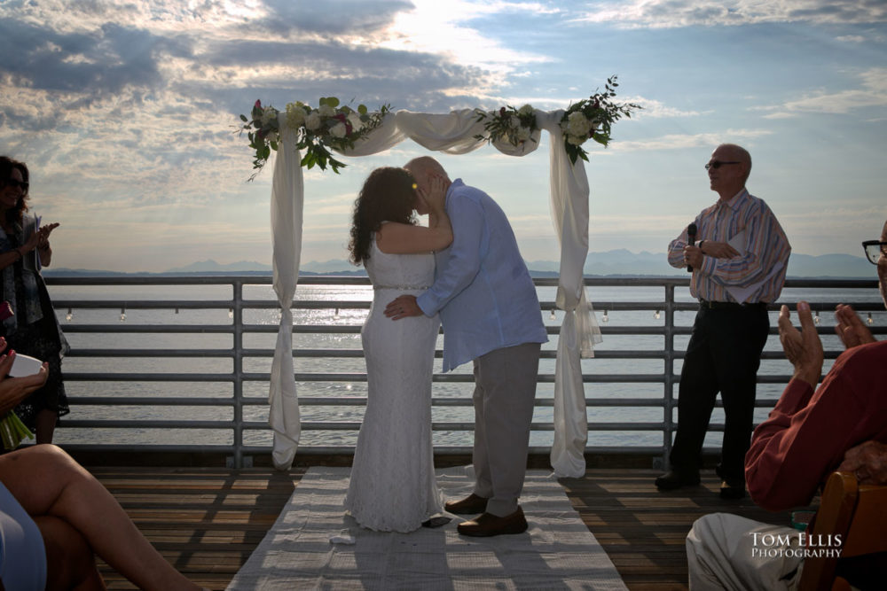 Seattle wedding at Ray's Boathouse. Tom Ellis Photography, Seattle wedding photographer