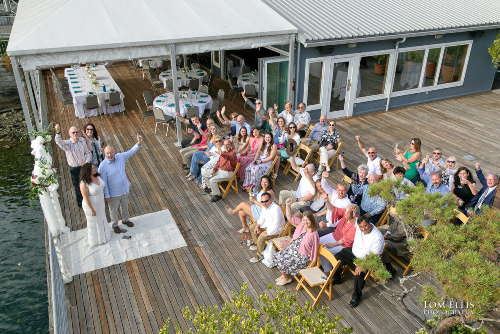 Seattle wedding at Ray's Boathouse. Tom Ellis Photography, Seattle wedding photographer