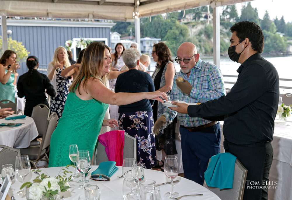 Seattle wedding at Ray's Boathouse. Tom Ellis Photography, Seattle wedding photographer