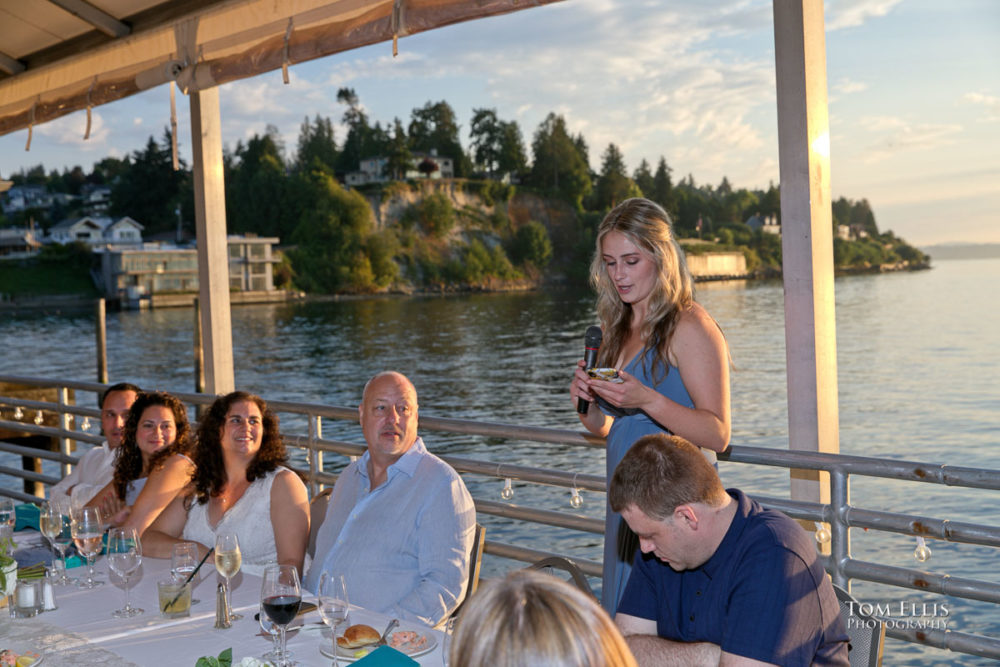 Seattle wedding at Ray's Boathouse. Tom Ellis Photography, Seattle wedding photographer