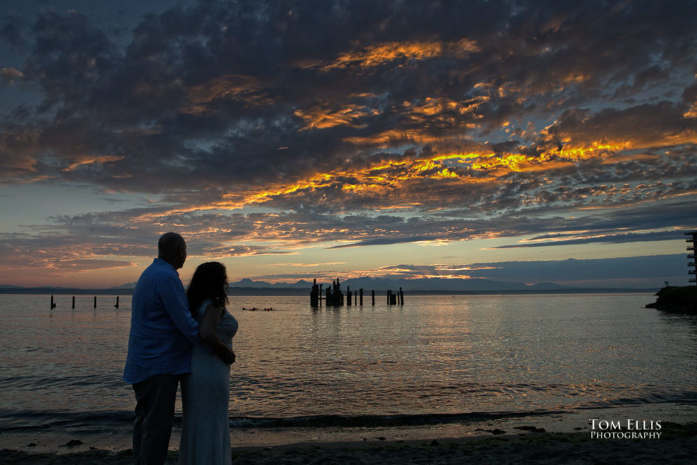 Seattle wedding at Ray's Boathouse. Tom Ellis Photography, Seattle wedding photographer