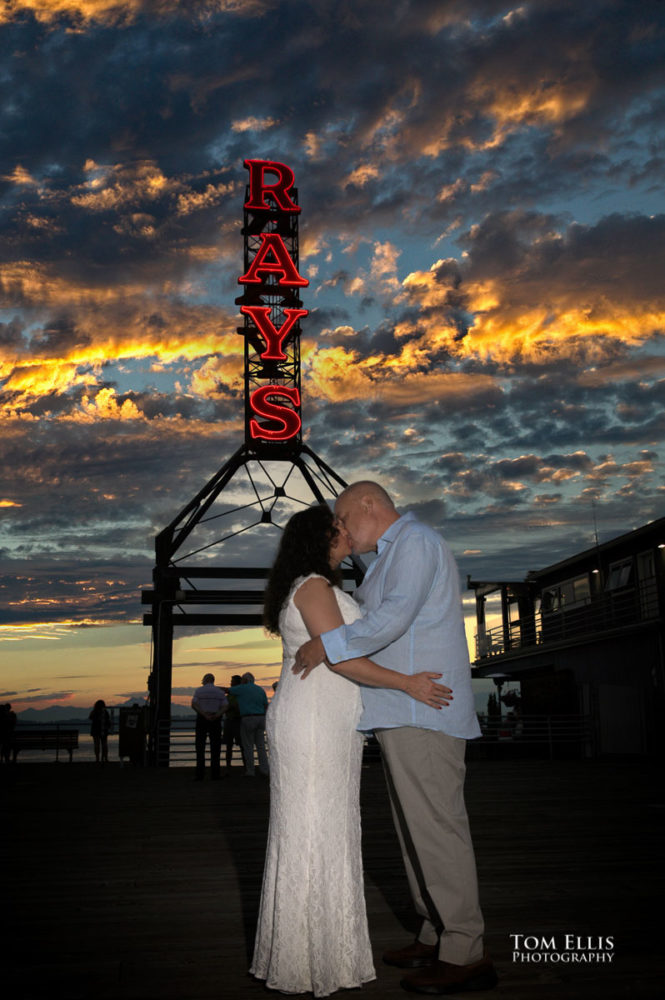 Seattle wedding at Ray's Boathouse. Tom Ellis Photography, Seattle wedding photographer