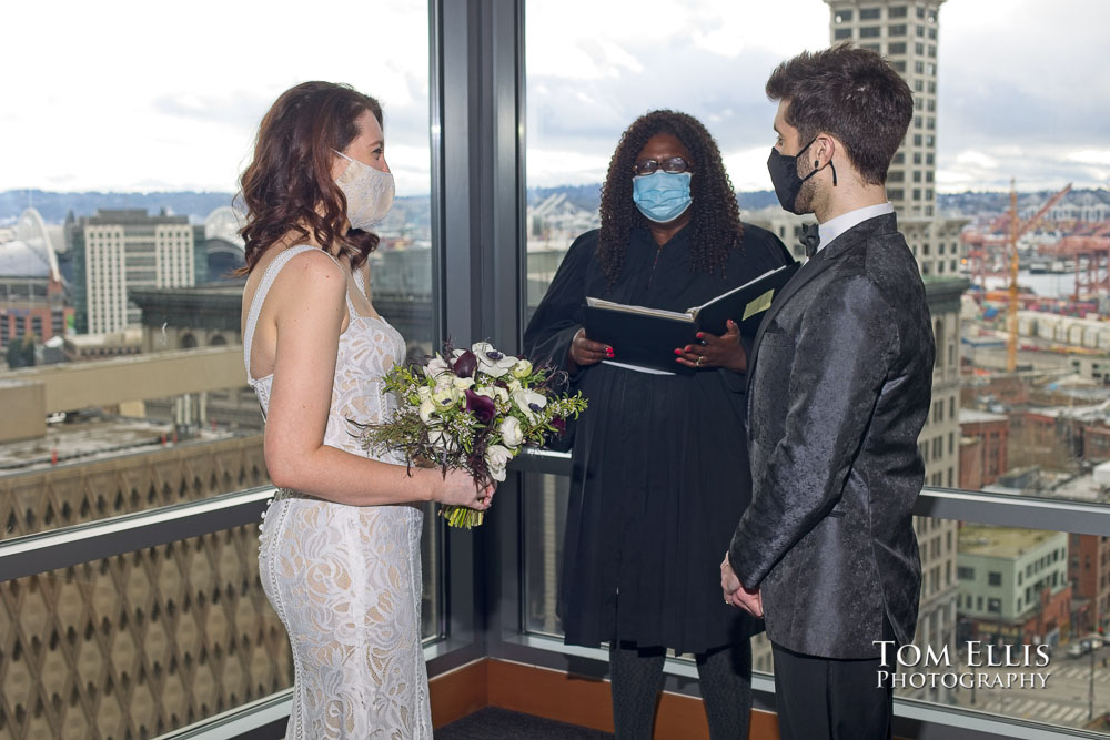 Spring Seattle Courthouse Elopement Wedding - Tom Ellis Photography