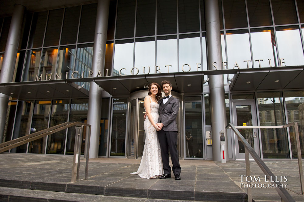 Spring Seattle Courthouse Elopement Wedding - Tom Ellis Photography