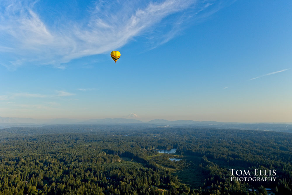 Seattle Hot Air Balloon Elopement Wedding