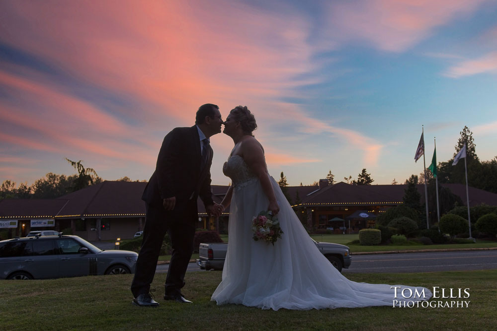 Seattle Hot Air Balloon Elopement Wedding