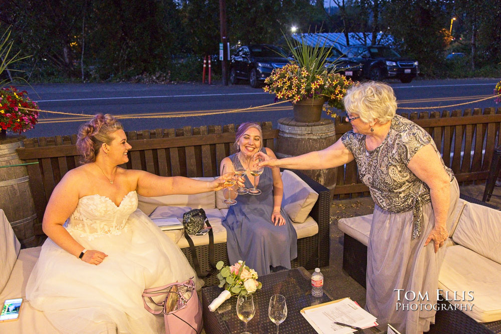 Seattle Hot Air Balloon Elopement Wedding