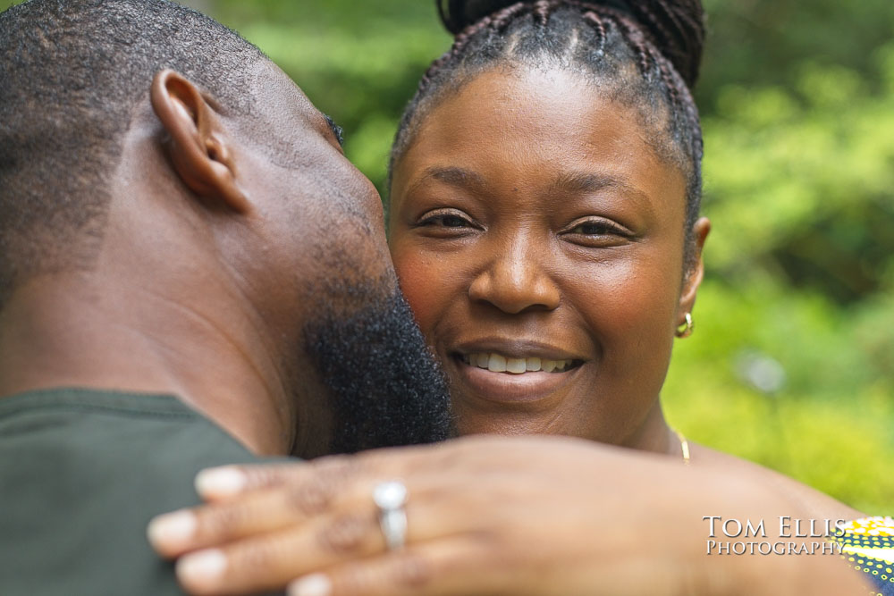 Seattle engagement photos, Bellevue Botanical Garden, Tom Ellis Photography