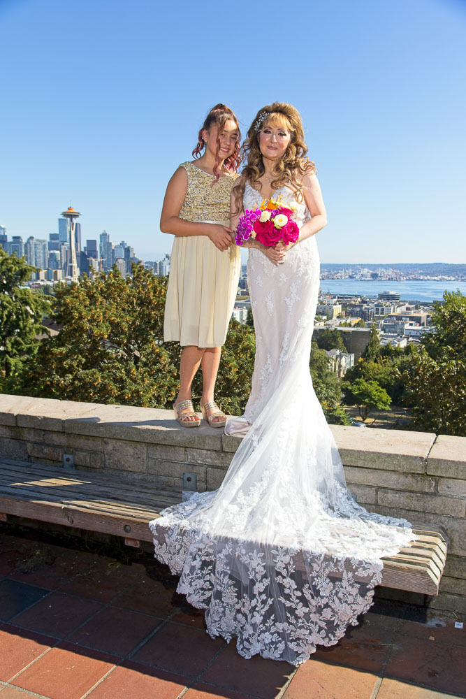 Ted and Alicia's wedding ceremony at Palisade in Seattle. Tom Ellis Photography, Seattle wedding photographer